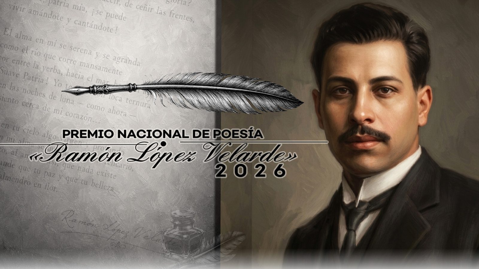 Banner de Premio Nacional de Poesía «Ramón López Velarde»